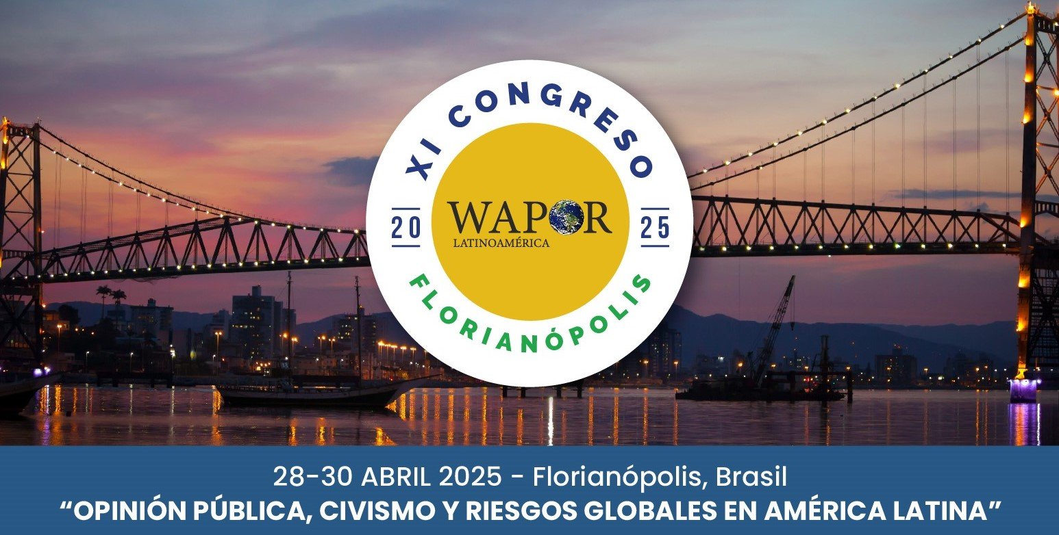 Congresso Latino-americano WAPOR reunirá pesquisadores de mais de 15 países em Florianópolis 1 Logo Congresso 2025