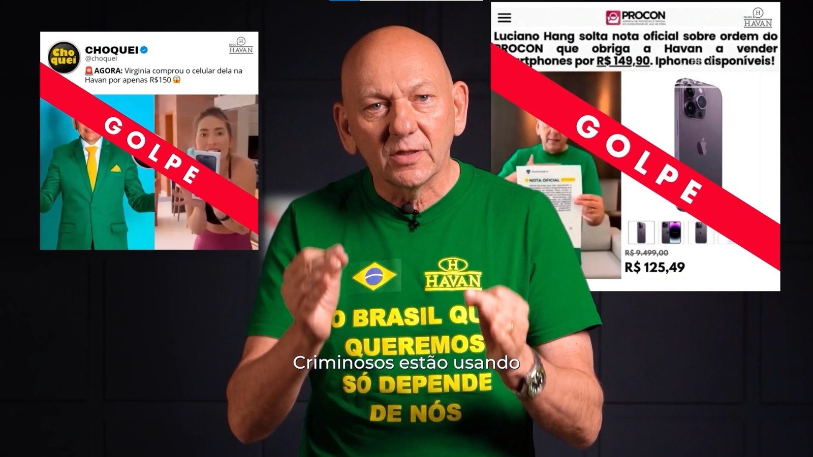 Havan e Luciano Hang conquistam vitória inédita na Justiça contra golpes online 1 Havan e Luciano Hang conquistam vitória inédita na Justiça contra golpes online